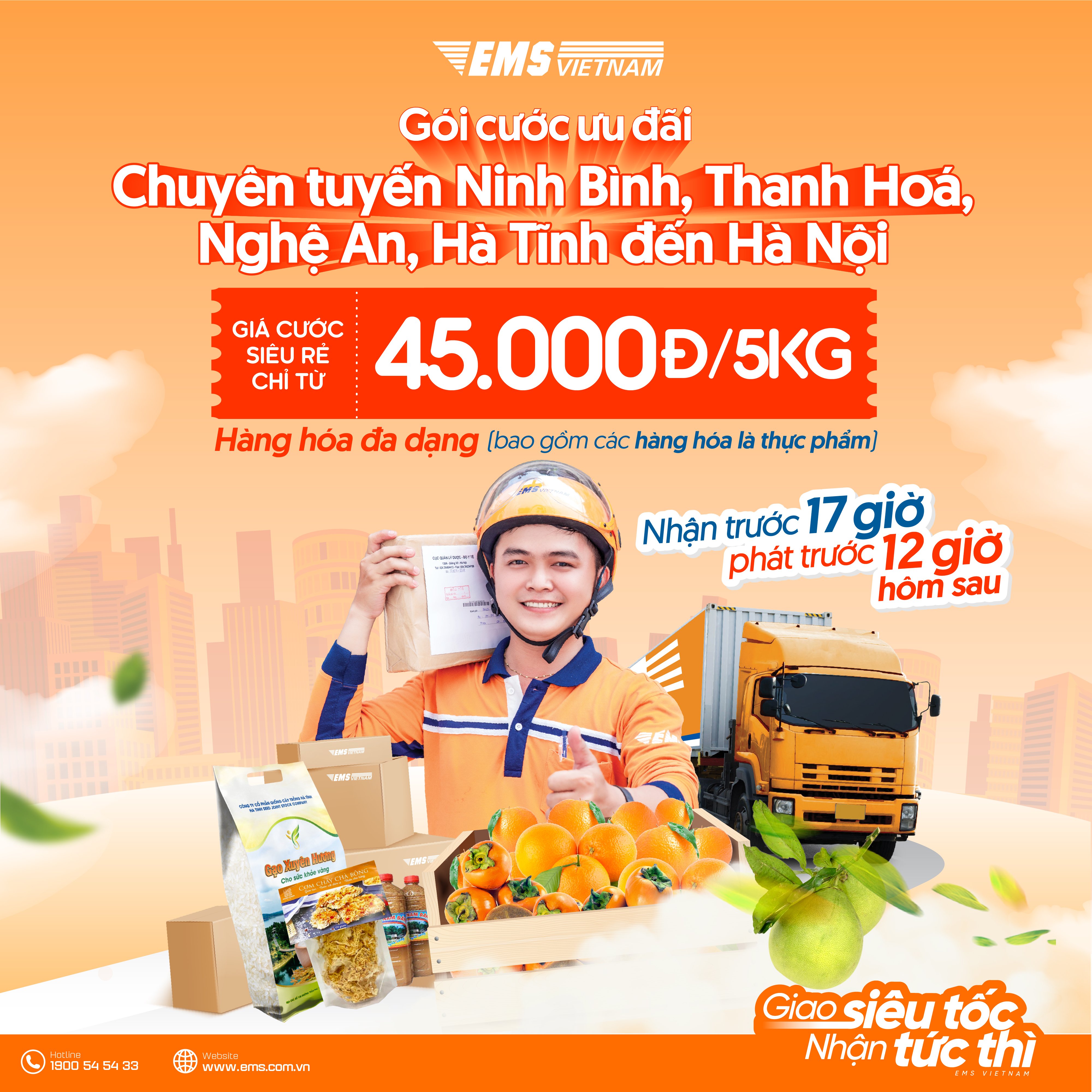 EMS EMS Việt Nam ra mắt Gói cước ưu đãi chuyên tuyến siêu rẻ chỉ từ